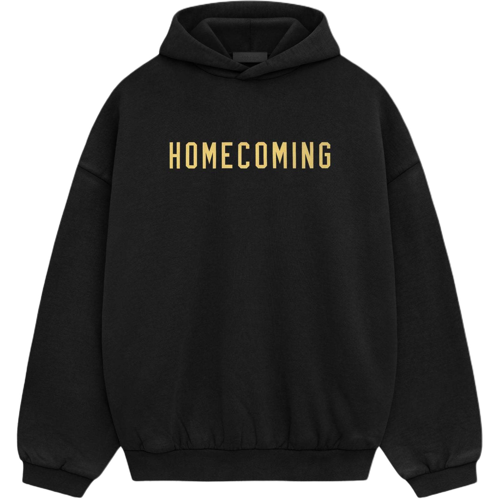 Fear of God Essentials Heavy Fleece Hoodie Black Men Tops 192BT244810F S