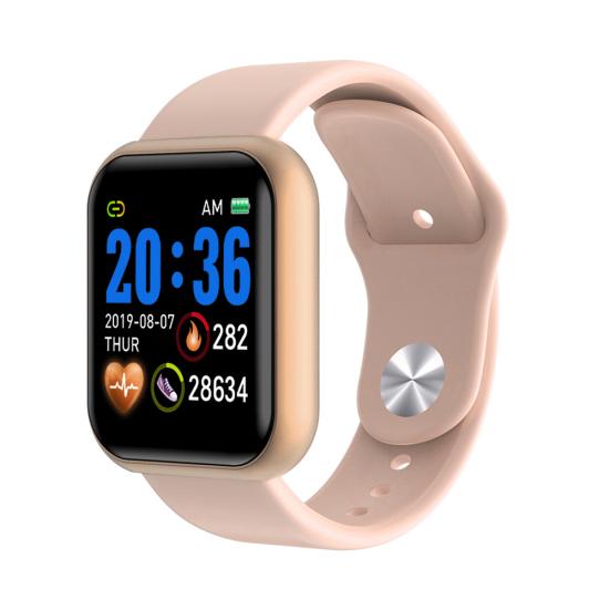 Y68 Waterproof Heart Rate Blood Pressure Monitor Smart Bracelet for iOS Android