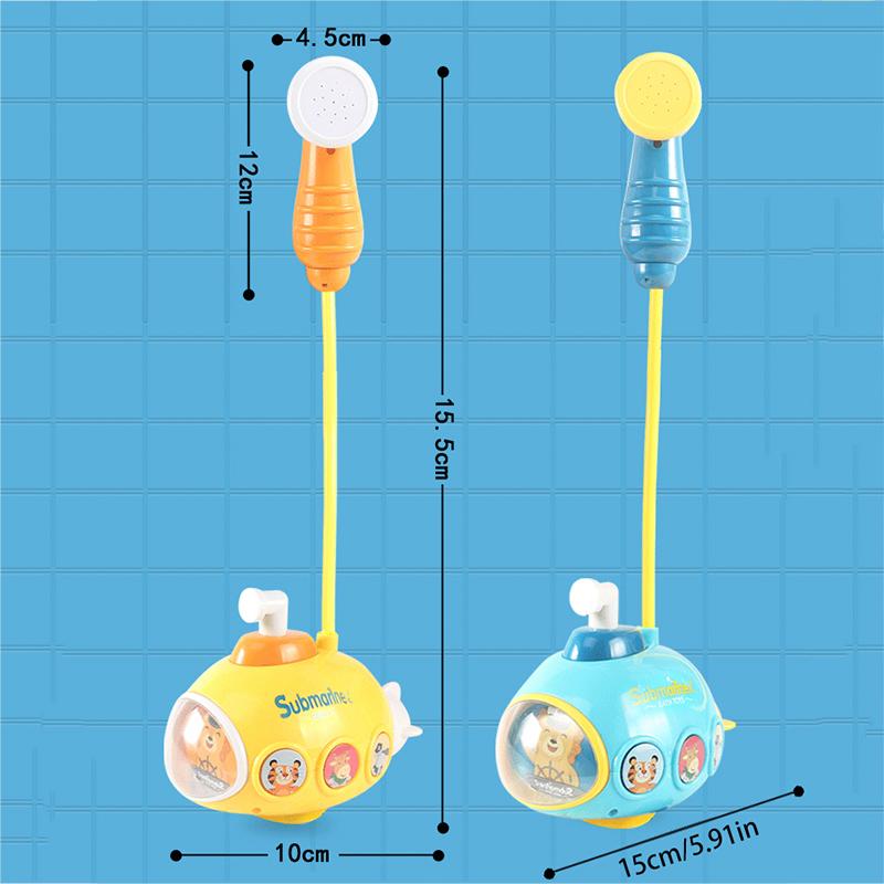 Baby Bath Toys For Kids Electric Submarine Shower Sucker Baby Toys Spray Water Toys Bathtub Toys Sprinkler Baby Shower