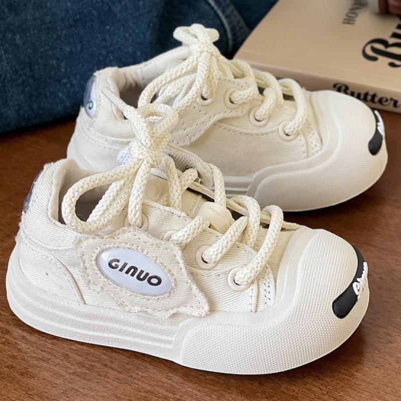 

Обувь для малышей Весна и осень Мягкая детская обувь Повседневная спортивная обувь для мальчиков Детская парусиновая обувь 15 белый