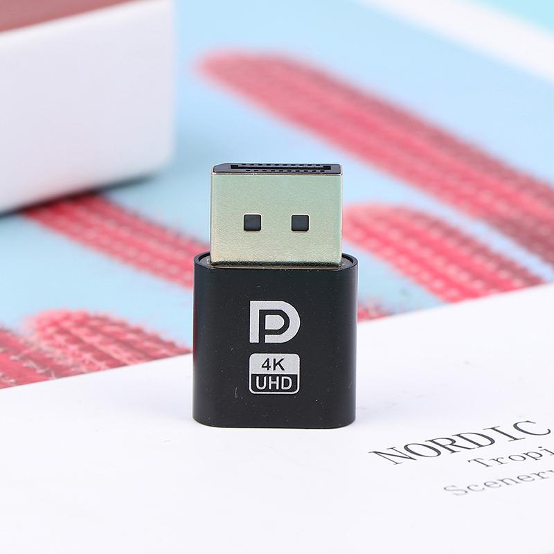4K Displayport Dummy Plug Dp Virtual Display Adapter Desktop Accessories For Pc Graphics Video Card