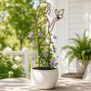 Hollow Out Character Silhouette Plant Stand Strong Load Bearing Garden Plant Trellis  Greenhouse