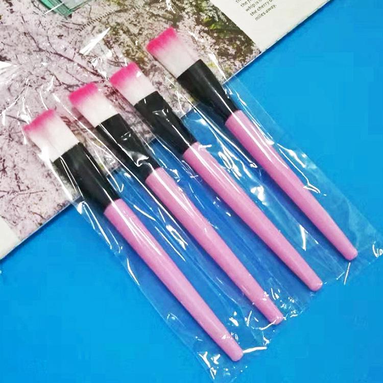 White Rod Mask Brush Beauty Brush Makeup Brush Foundation Brush Two-color Brush DIY Mask Makeup Tool