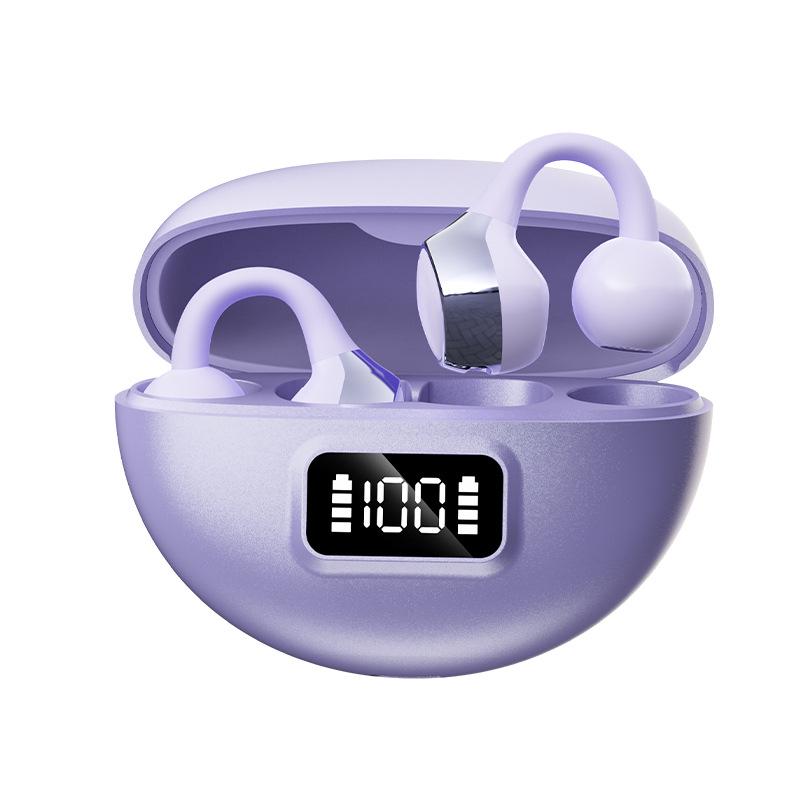 Open-Ear Wireless Sports Earphones - Mini Clip-On Design with Long Battery Life