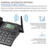 Fixed Phone Wireless GSM 850 900  1800 1900 Large Storage Capacity 3000mAh Battery Desk Phone with FM Radio MP3 Function
