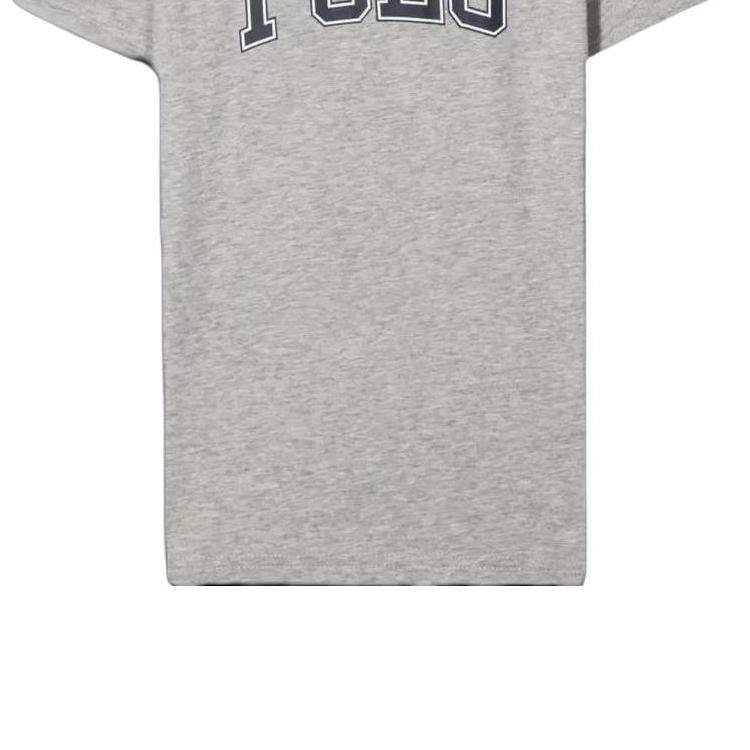 Polo Ralph Lauren Logo Letter Print Crew Neck Short Sleeve T-Shirt Men Tops Gray 710858957-003