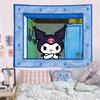 Hello Kitty Tapestry Sanrio Cartoon Wall Hanging for Bedroom Room Decor Background Cloth Gift