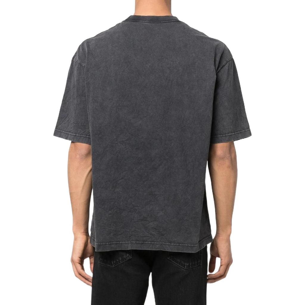 Balenciaga T Shirts Unisex Gray Crew Neck Moderate 612966TMV981000