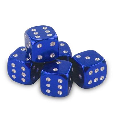 BOROLA New Dice Machined Aluminum Air Valve Cap Tire Aluminum