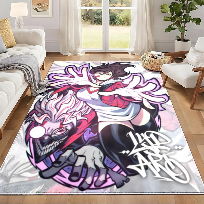 Dandadan Carpet Door Mat for Living Room or Bedroom Protective Mat Under Chair Office Decoration Christmas Gift Birthday Present