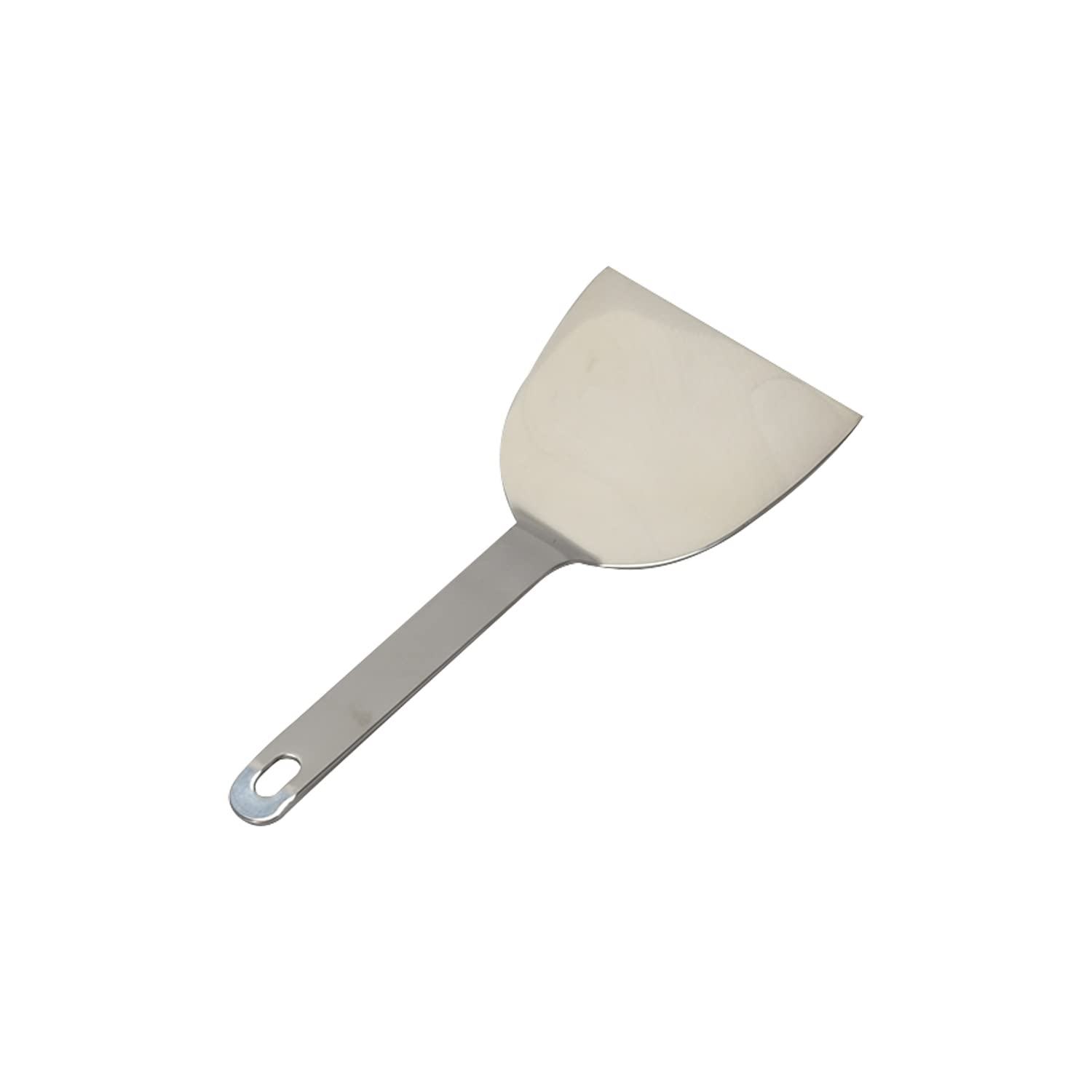 Pearl Metal 10cm Stainless for Dishwasher Made in Simple Use Spatula, wide, Steel, Griddles, Okonomiyaki, Yakisoba, Safe, Japan, CC-1712