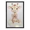 Poster Little Giraffe On a Cloud Poster Little Giraffe On a Cloud, 30X40 Cm, Gold Aluminum Frame, 230 Gsm Matte Paper