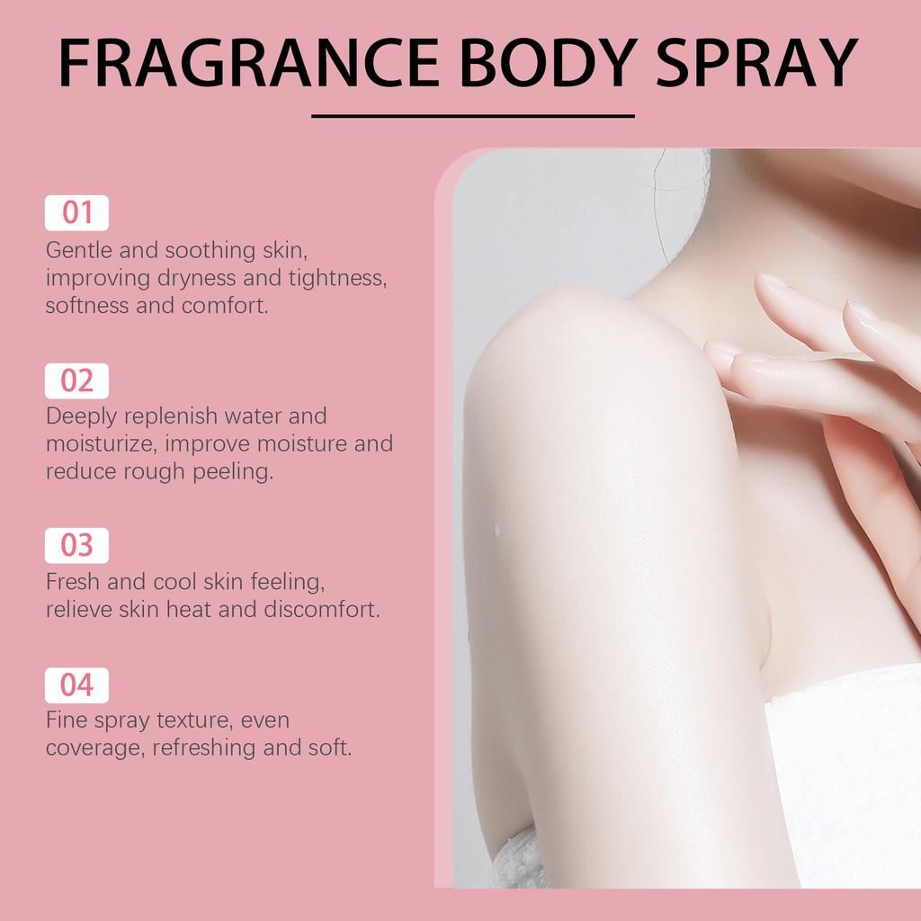 Aromatherapy Body Spray With Light And Non-greasy Water Mist, Presenting An Elegant . Experience A Refreshing New Sensation,100ML
