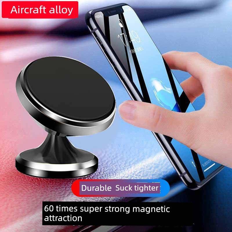 Car Mount Magnetic Holder for Car Air Vent Suction Cup Type Navigation Gadget Magnetic Phone Holder for Car