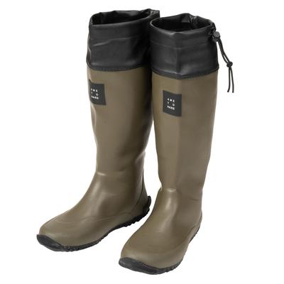 Rain Long with Storage Rain S [Ametohare] Boots, Boots, Foldable, Bag, AH-600, Roll-up Boots, Women's, Men's, (olive,