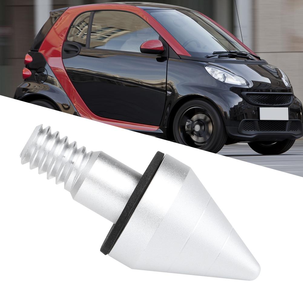 Car Rear Bumper Round Nail Guard Anti Collision Protector Fit for Mercedes Benz SmartSilver