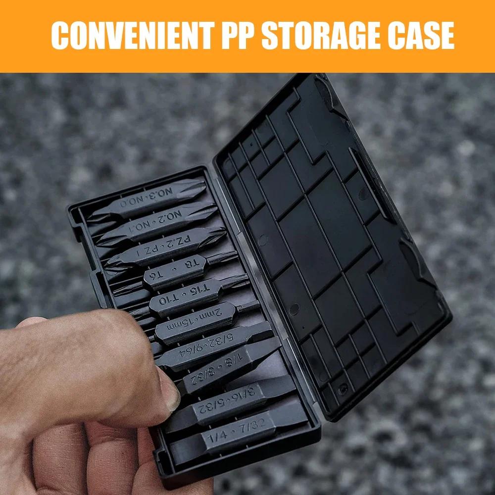 Hex Bit Accessory Kit Screwdriver Magnetic Set 20 Types for NexTool Pocket Tool E1 Flagship Captain Hand Tools Multi-tool