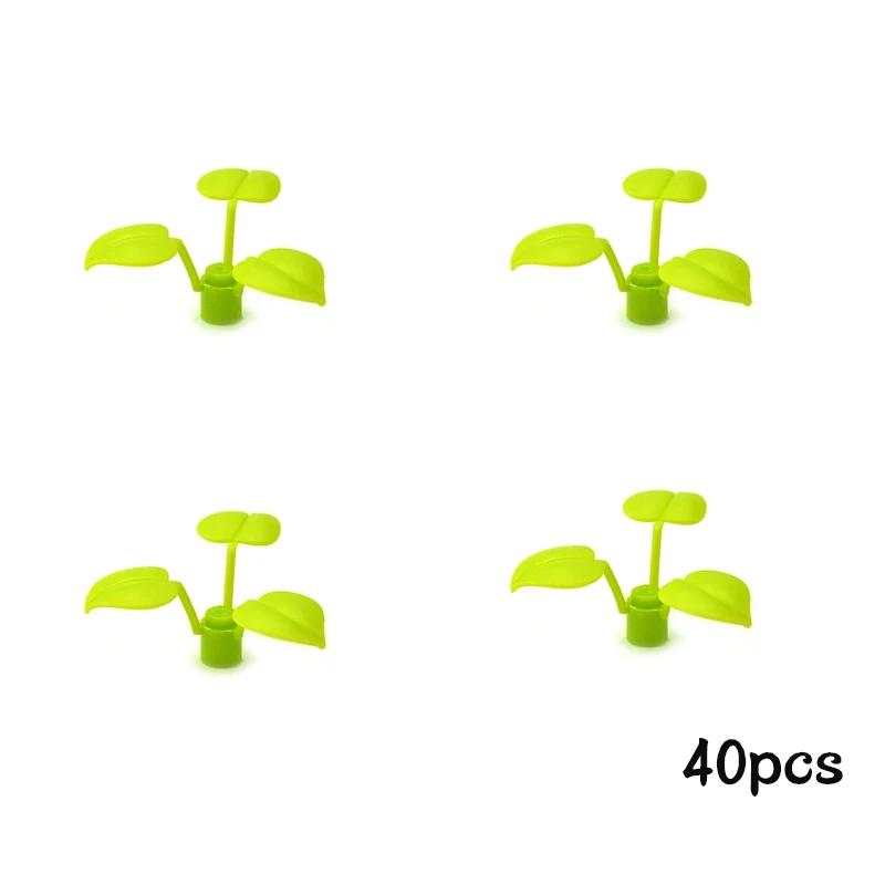 Non-Toxic Moc Building Blocks Plant Bush Tree Flower Grass Diy Buildingparts Creative Bricks 2417 2423 4727 6255 30176 33291 32607 Toys