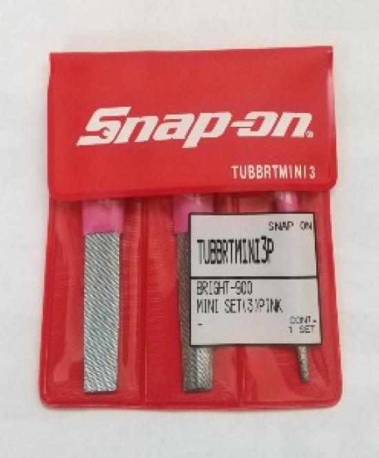 

Набор мини-напильников Snap-on TUBBRTMINI3P Bright 900, лимитированная розовая серия