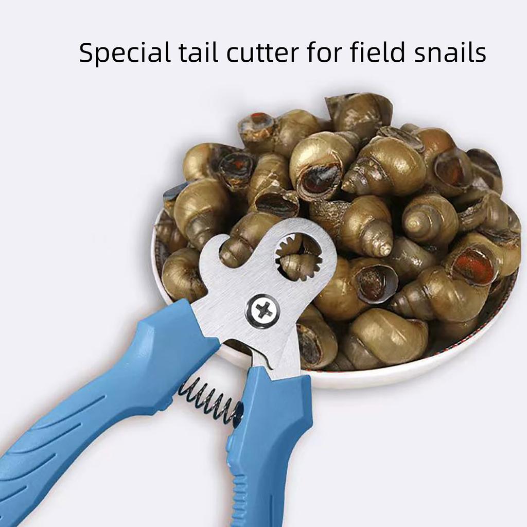 2Pcs Snail Scissors Escargot Tail Remover Snail Tail Cutting Tool Professional Cutting Pliers Seafood Shelling Tool