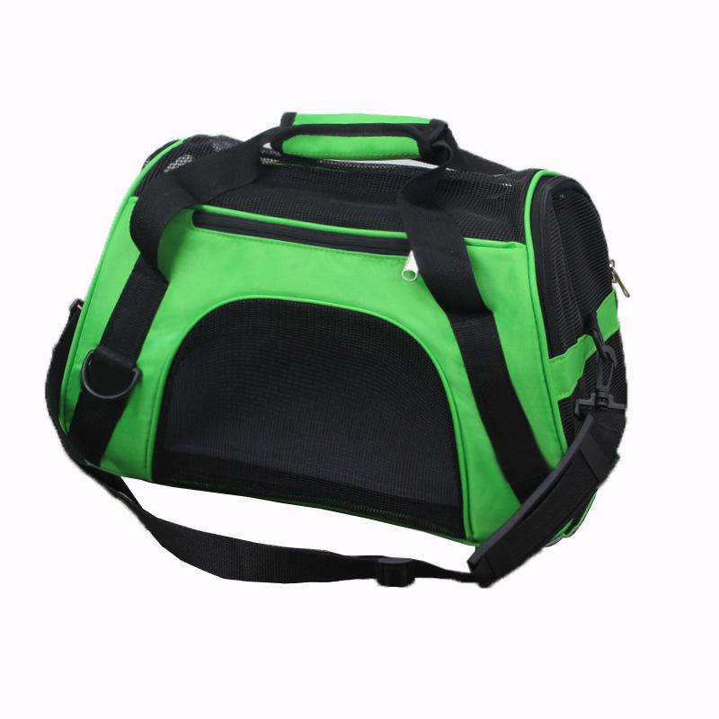 

Pet Bag Dog Bag Wear-resistant Dog Going Out Bag Cat Bag Portable Backpack with Plastic Cage Crossbody Bag 43*20*29cm