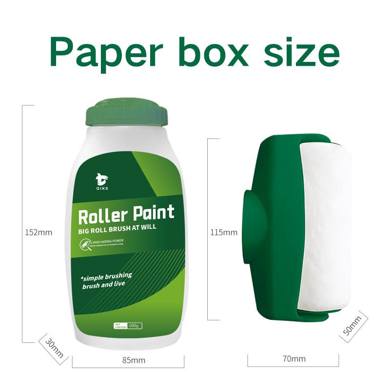 

Large paint roller for graffiti indoors; wall covering paint for renovation and repair; white emulsion paint coating Other