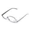 Magnifying Makeup Glasses Folding Single Lens Eye Makeup Glasses for Women Grandmother +3.00