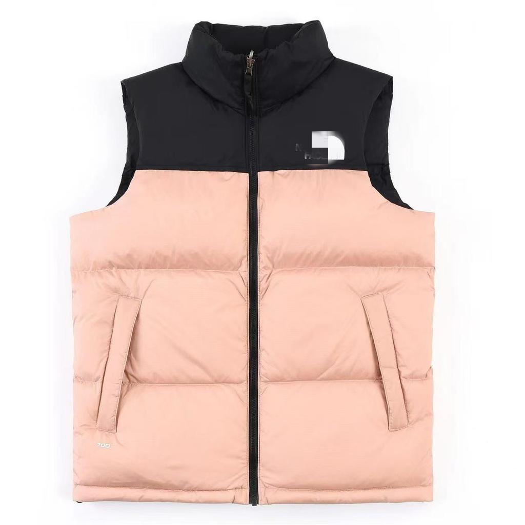 North Face 1996 Down Vest: Unisex Embroidered Jacket, Couple's Thickened and Warm Gilet for Cold Protection