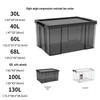 SPACEXPERT 30L Transparent Black Storage Box