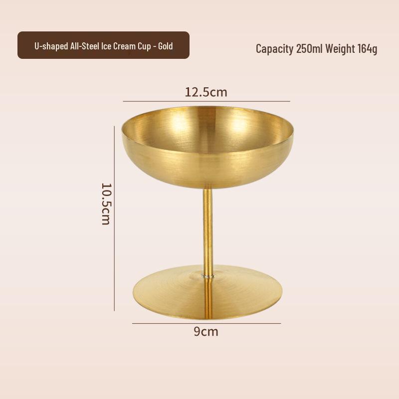 304 Stainless Steel Dessert and Snack Cup
