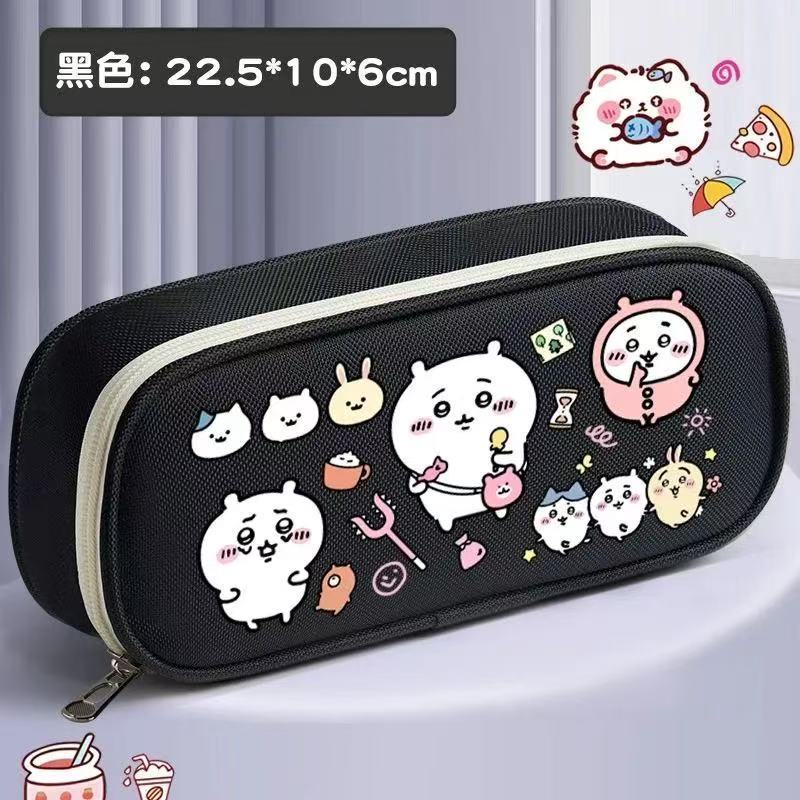 Jiika Wa Pencil Case: Cute Children's Stationery Case for Elementary School Students—Large-Capacity, Multifunctional Cartoon Pencil Case