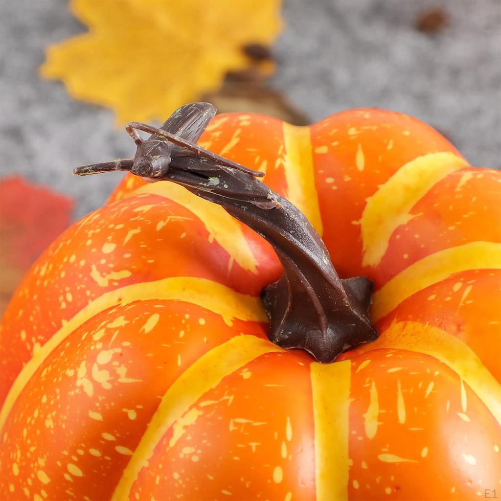 Artificial Pumpkins Autumn Simulation Vase Filler Crafts Foam for Halloween