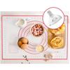 ZISIZ Large Silicone Kneading & Baking Mat