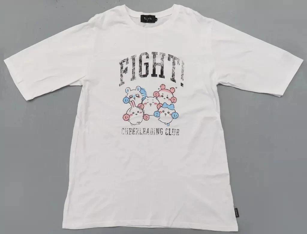 FIGHT college-style dress T-shirt White L Chiikawa 80x51x44cm (2024) S