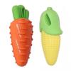 Giocattoli per Cani a Forma di Carota e Mais Giocattoli da Masticare Massaggio Gengive e Pulizia Denti Giocattolo per Cani Resistente al Morso per Animali Domestici