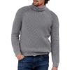 Men's Sweater Solid Fashion Round Neck Long Sleeve Knitted Top