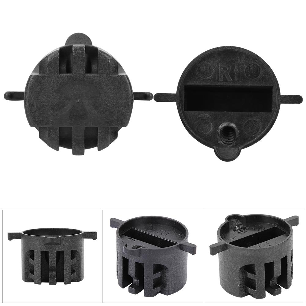 6pcs Plastic Cup Plug Surfboard   Round Surf Fin Plug   Box Fin Plug & Screw Key(Black)