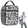 Dalmatian Dog Texture Insulated Lunch Bag for Women Kids Portable Food Boxes Thermal Lunch Box Tote