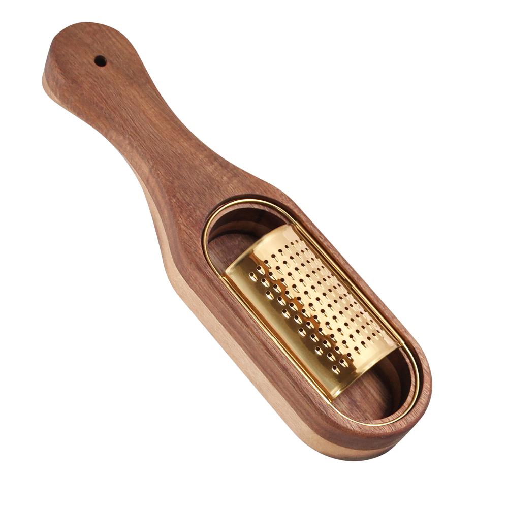 

Stainless Steel Cheese Grater Box Cheese Shredder Zester Grater Box Removable Blade Handheld Kitchen Tools золотистий