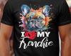 French Bulldog Shirt | I Love My Frenchie Dog Breed Tee