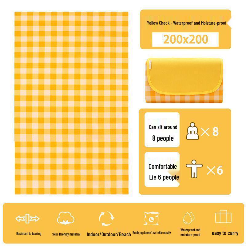 Thickened Waterproof Outdoor Picnic Mat - Portable for Camping, Beach, Tent, or Garden