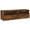 VidaXL Wall-mounted TV Cabinet Smoked Oak 100x30x30 Cm Engineered Wood 836890