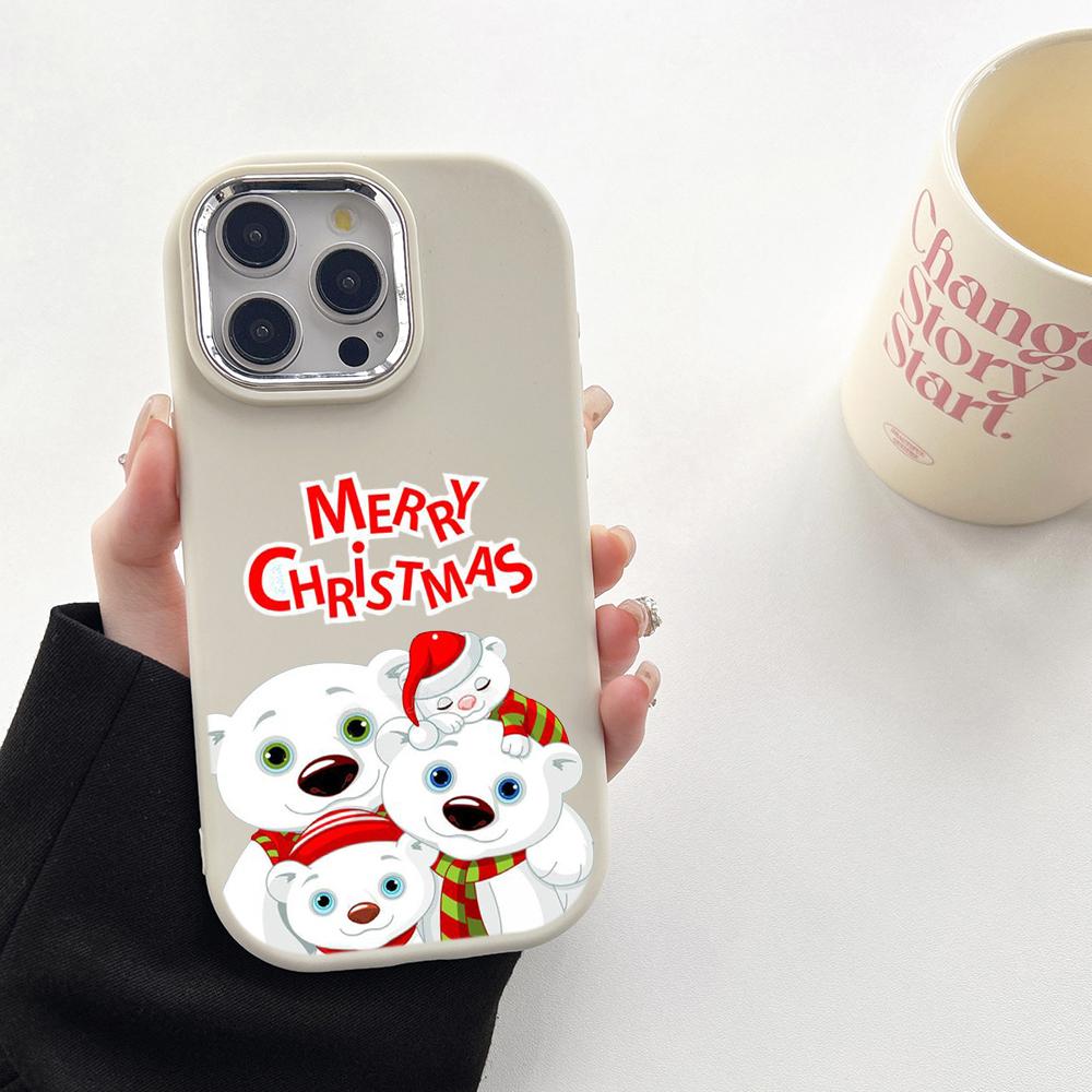 N101 Веселые рождественские художественные мягкие чехлы для телефонов Samsung S24 S23 — фото 13