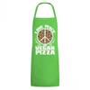 Unisex Adult Love Peace And Vegan Pizza Full Apron