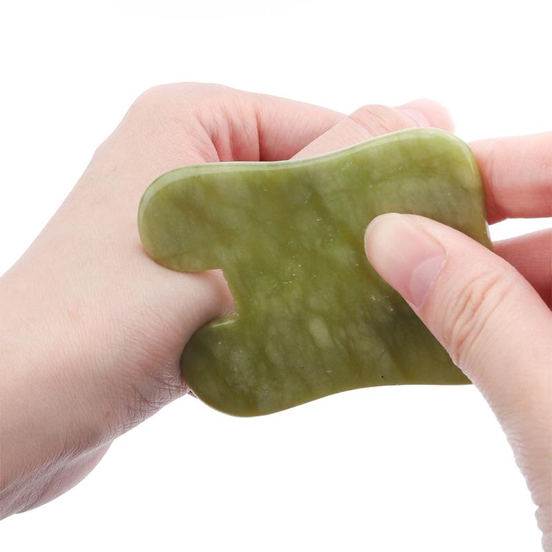Natural Xiuyu Jade Massager Eye Mask And Roller Gua Sha Set Gouache Scraper Facial Lifting Anti-Aging Massage Beauty Care Tools
