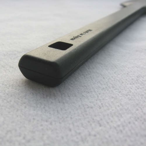 Nagao Tsubame-Sanjo Silicone Heat-Resistant Rubber Spatula, Large, Black, One-Piece Molded Design, For Cooking and Baking, Made in Japan