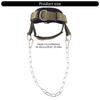 Fitness Neck Harness Weight Lifting Training Exerciser Head Harness Exerciser with Steel Chain Boxing Trainer Equipment