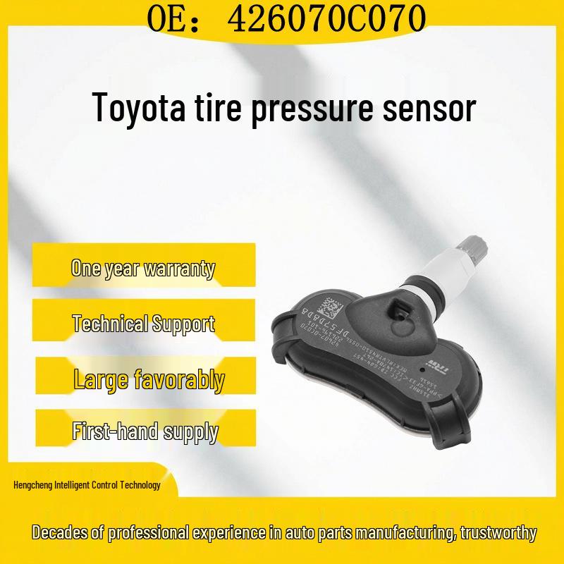 Toyota Compatible TPMS Tire Pressure Sensor 42607-0C070 Rubber