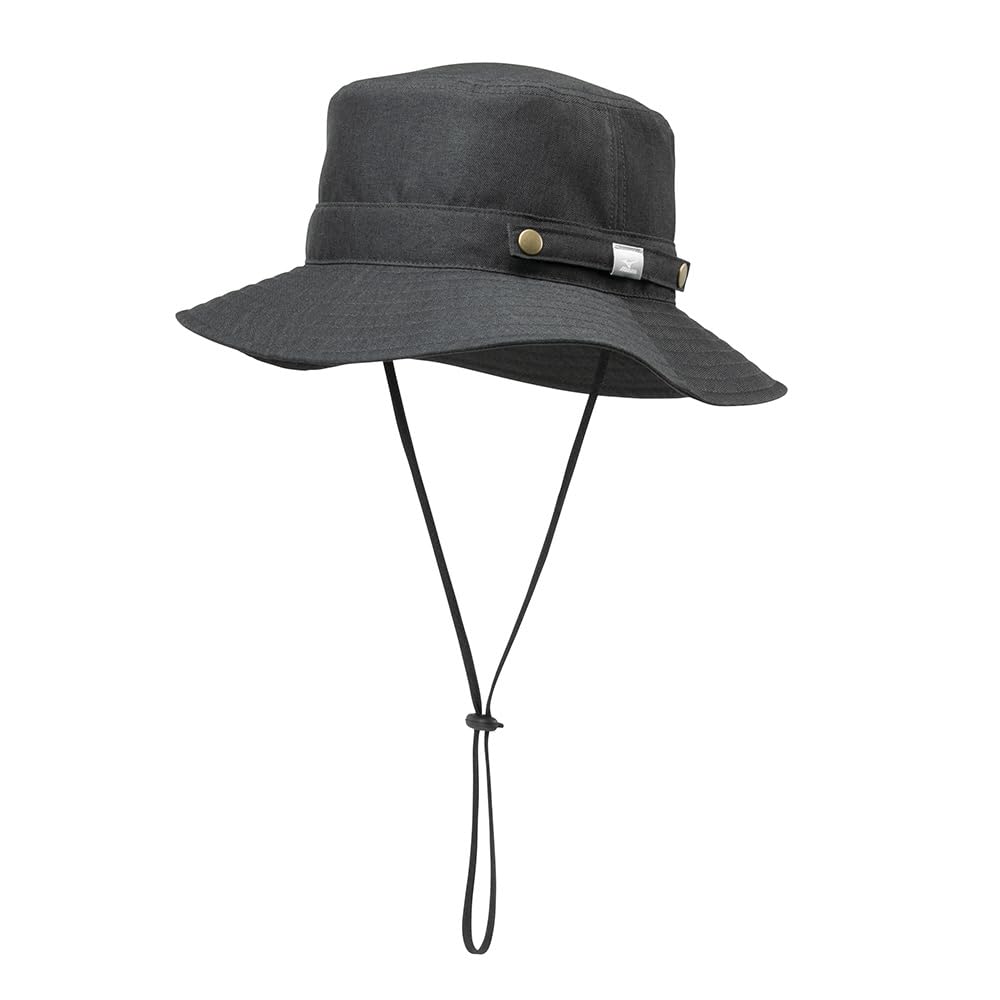 

Mizuno Дезодорирующая черная шляпа с теплоотражающим покрытием и защитой от УФ-лучей, защита от солнца, шляпа, C2JWB301, женская, чёрный