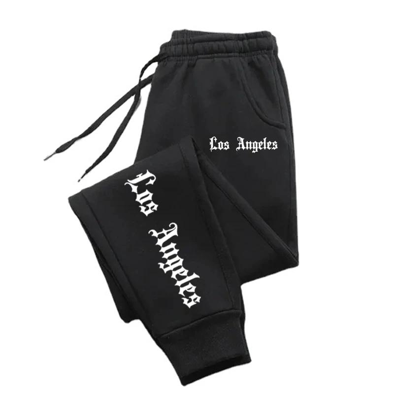 

Женские модные спортивные штаны с принтами, облегающие, для бега, теплые длинные брюки с карманом, повседневные свободные спортивные штаны M